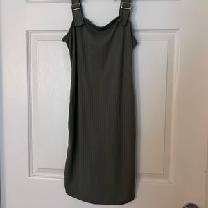 Rue21 army green buckle dress